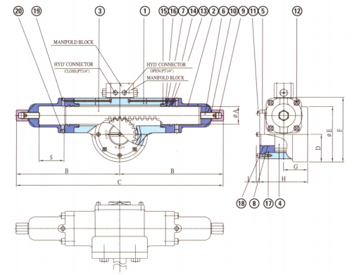 Hydraulic Actuator Rack & Pinion Type.png Hydraulic Actuator Rack & Pinion Type.png